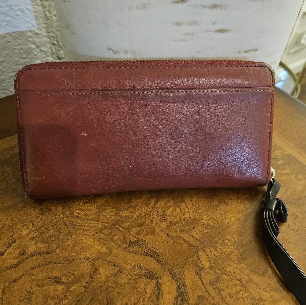 Kate Spade Burgundy Leather Wallet - Picture 5 of 8